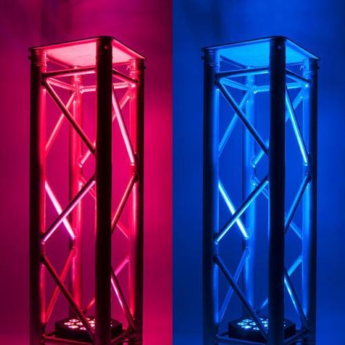 2 x ADJ 12PX Hex 12 x 12W RGBWA+UV LED Par Can With DMX Cable