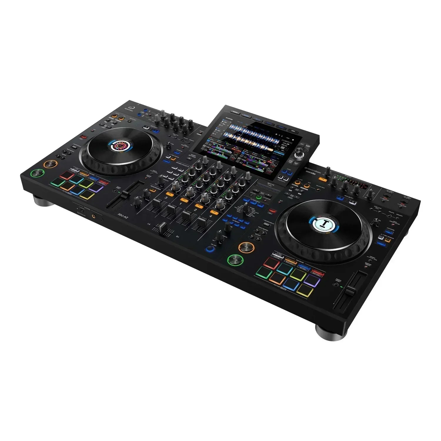 AlphaTheta XDJ-AZ DJ Controller with DM-50D, HDJ-X5, Flight Case