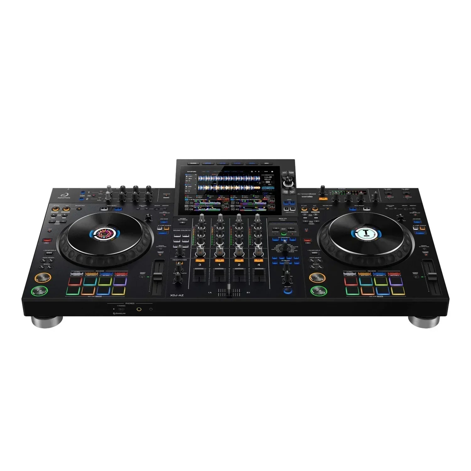 AlphaTheta XDJ-AZ DJ Controller with DM-50D, HDJ-X5, Flight Case