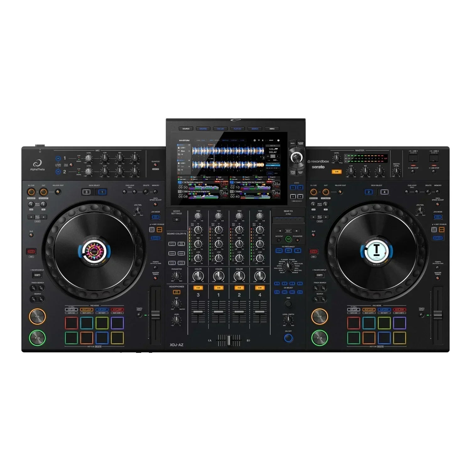 AlphaTheta XDJ-AZ DJ Controller with Flight Case
