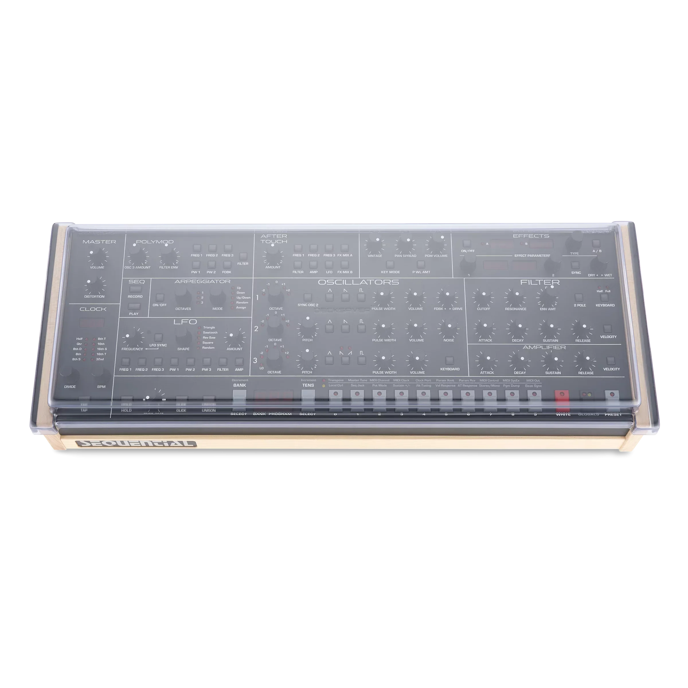 Decaksver Sequential Trigon-6 Desktop Soft Fit Cover