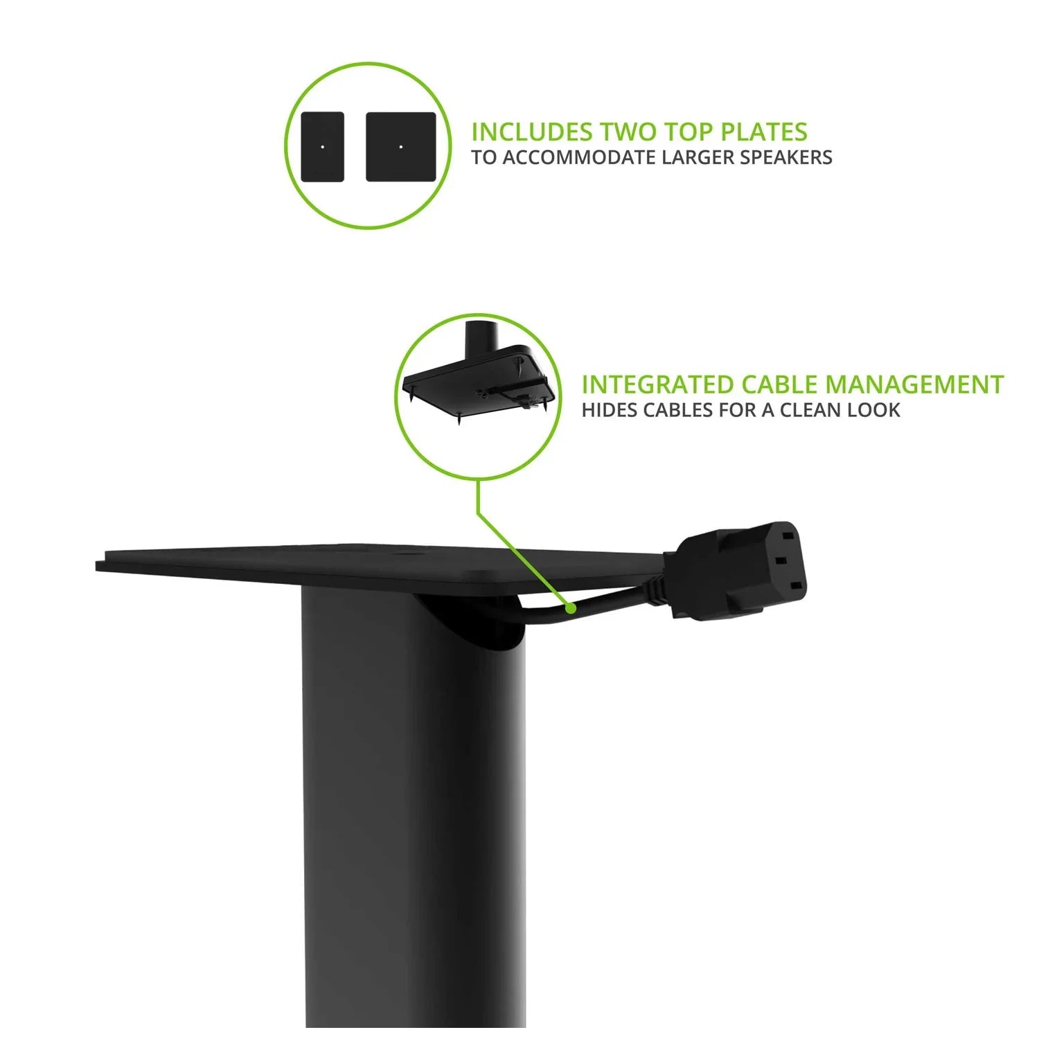 Kanto SP26 Premium Speaker Stands 26" (Black)