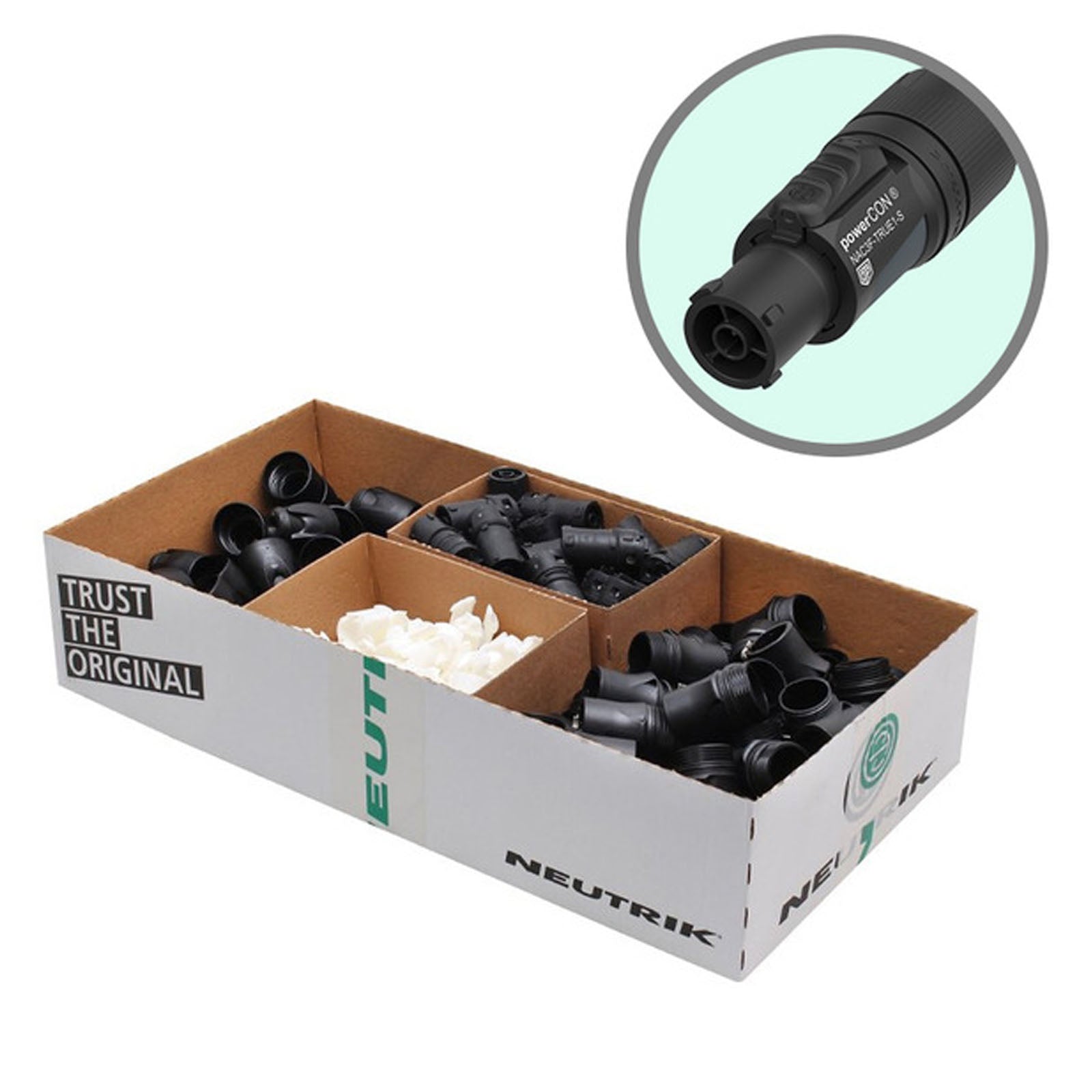 Neutrik NAC3F-TRUE1-S-D powerCON True 1 Connector (Female) Small (50pcs disassembled)