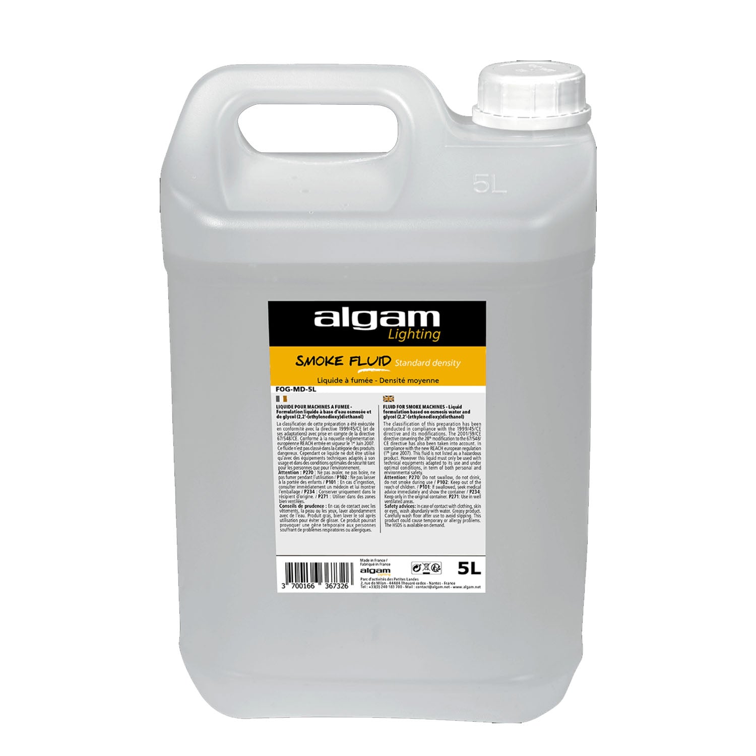 Algam Lighting 5L Medium Density Smoke Fluid