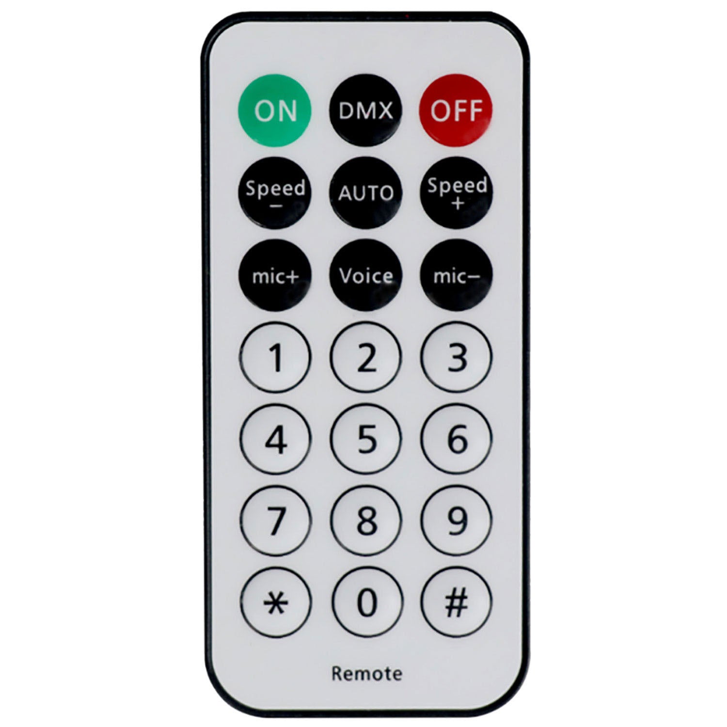 QTX Crystal Blaze compact LED lighting unit with rotating GOBOs