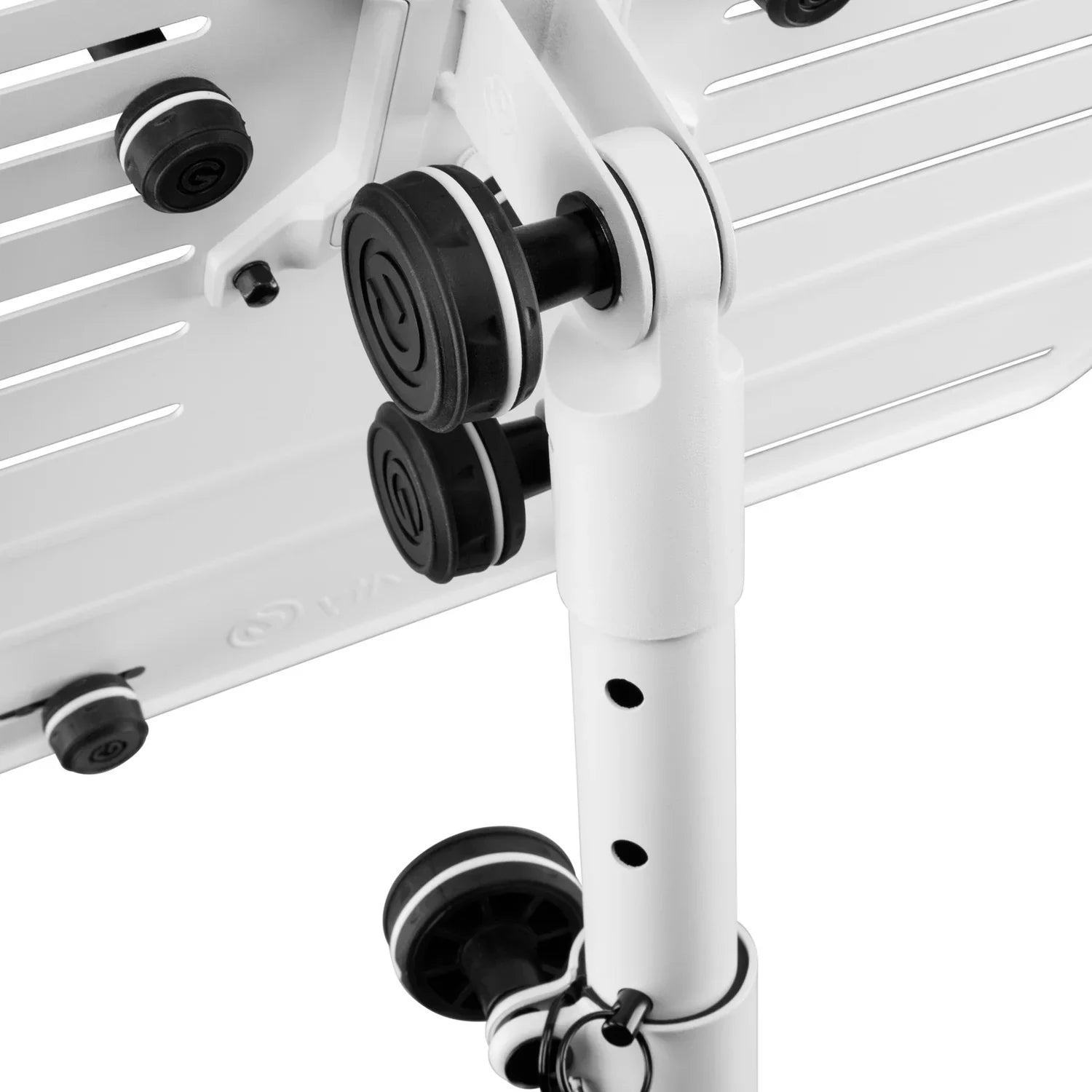 Gravity LTS T 02 W Universal Laptop Stand with Adjustable Holding Pins and Steel Base