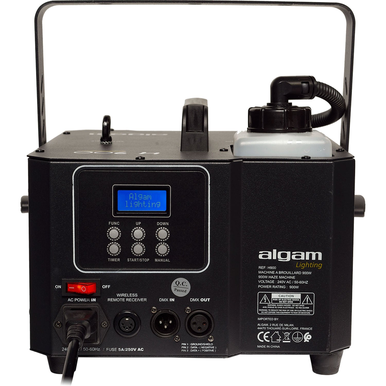 Algam H900 900W DMX Haze Machine With Remote