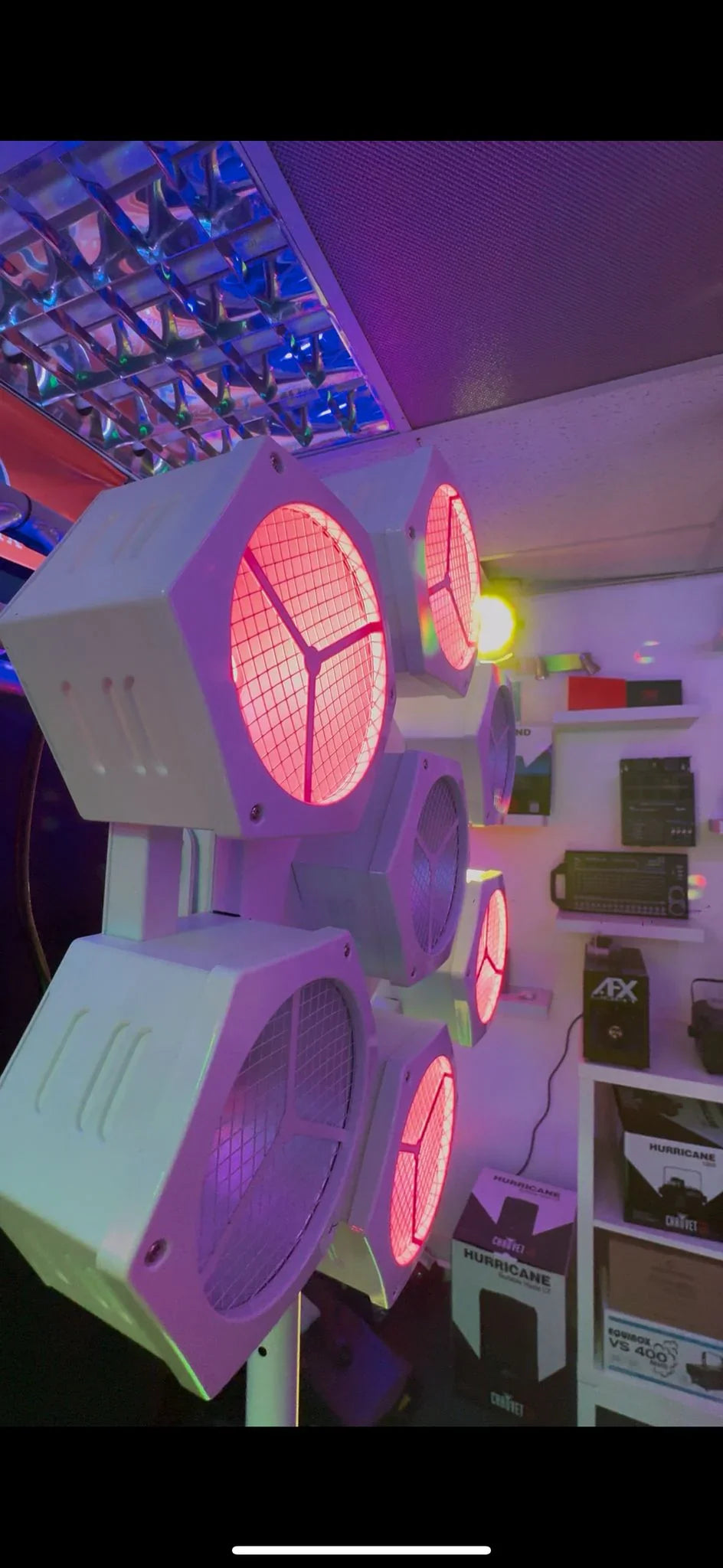 Citronic CosmoPAR White 7x40W COB LED RGBW PAR Light Limited Edition