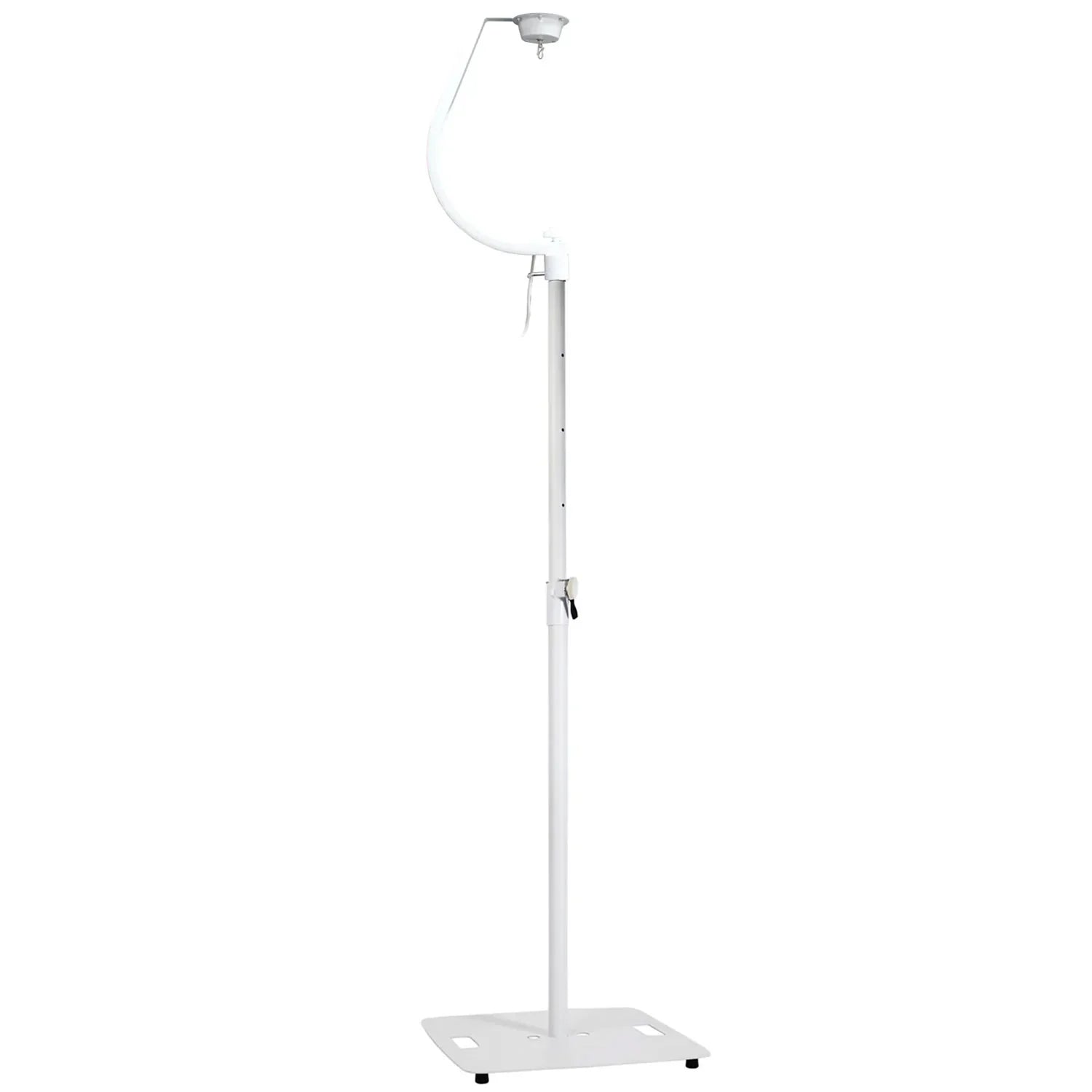 Equinox Curve Mirror Ball Bracket with Square Base Stand and 30cm Mirror Ball