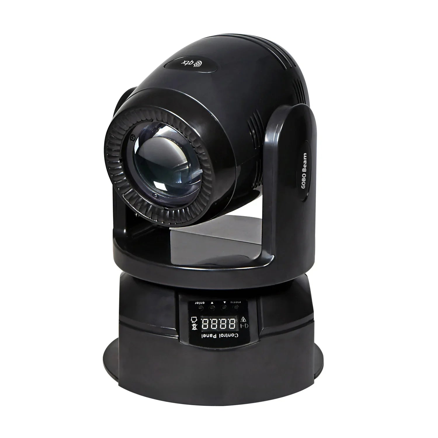 2 x QTX GOBO Beam 100W LED Moving Head with DMX Cable