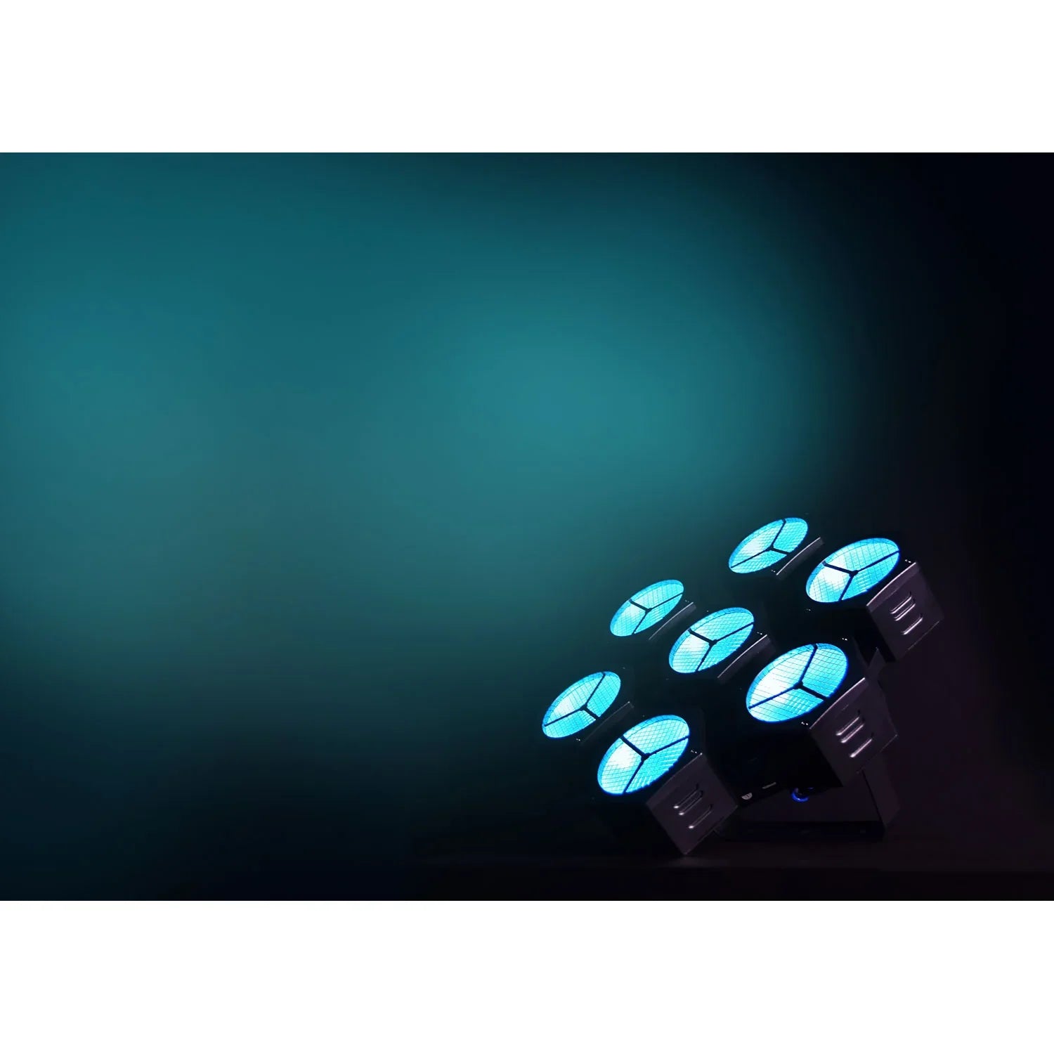 2 x Citronic CosmoPAR 7x40W COB LED RGBW PAR Light with Stands
