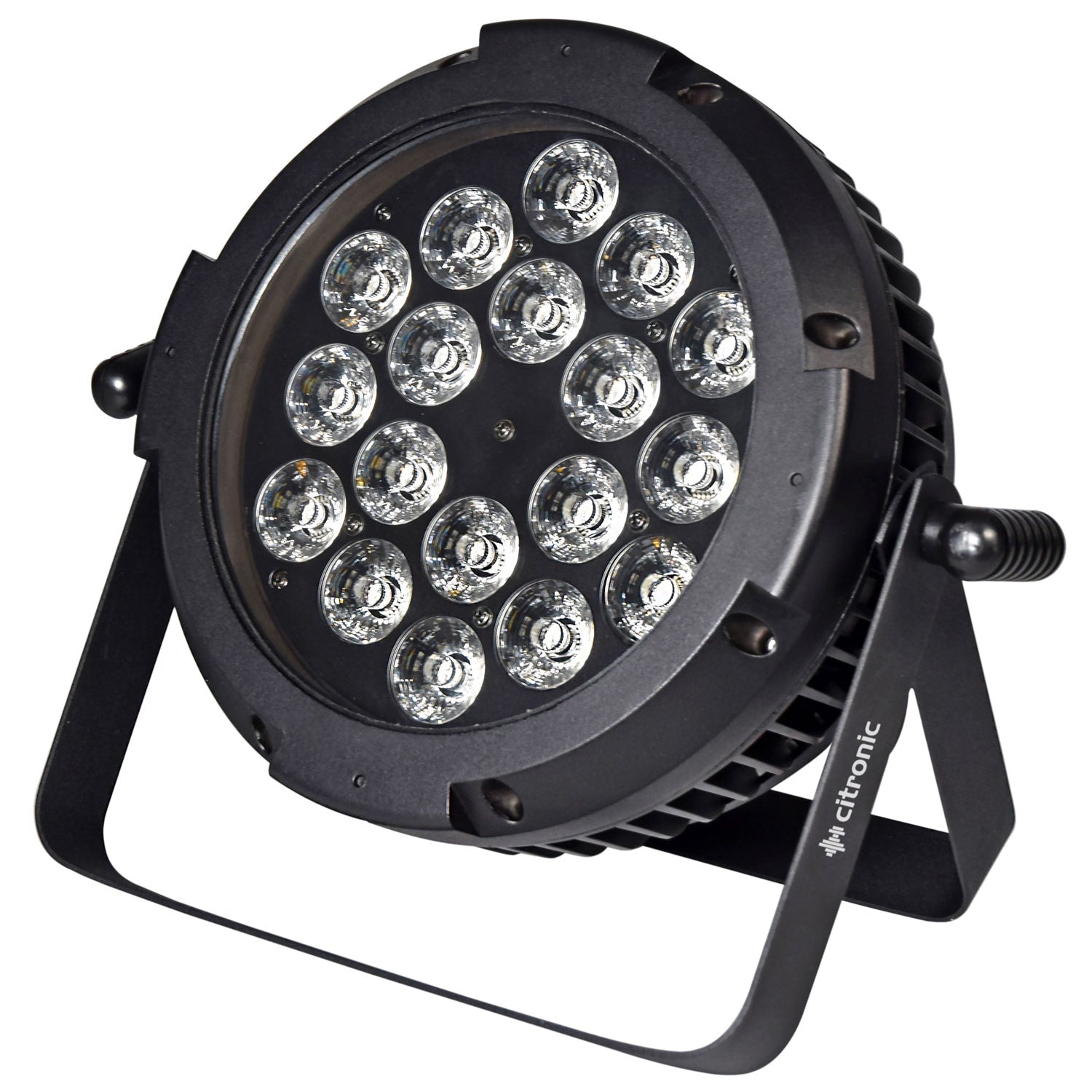 Citronic HIPAR-180: 180W Weatherproof RGBWA Slim PAR Can with UV
