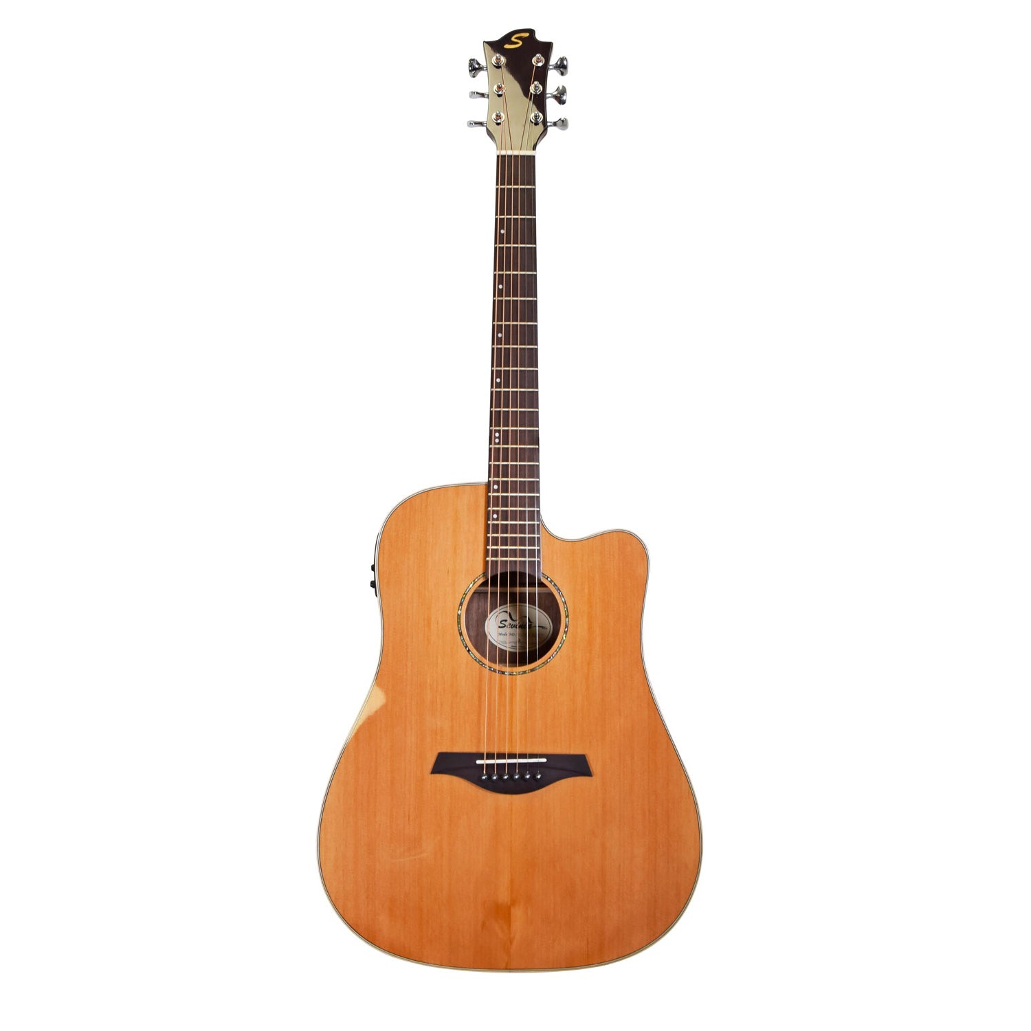 Sevinia W41C Solid Cedar Top with Rosewood Back & Sides Acoustic Guitar