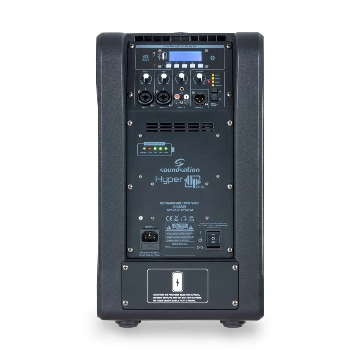 Soundsation Hyperup 8BA Battery Powered Column Speaker with DSP, Bluetooth and TWS