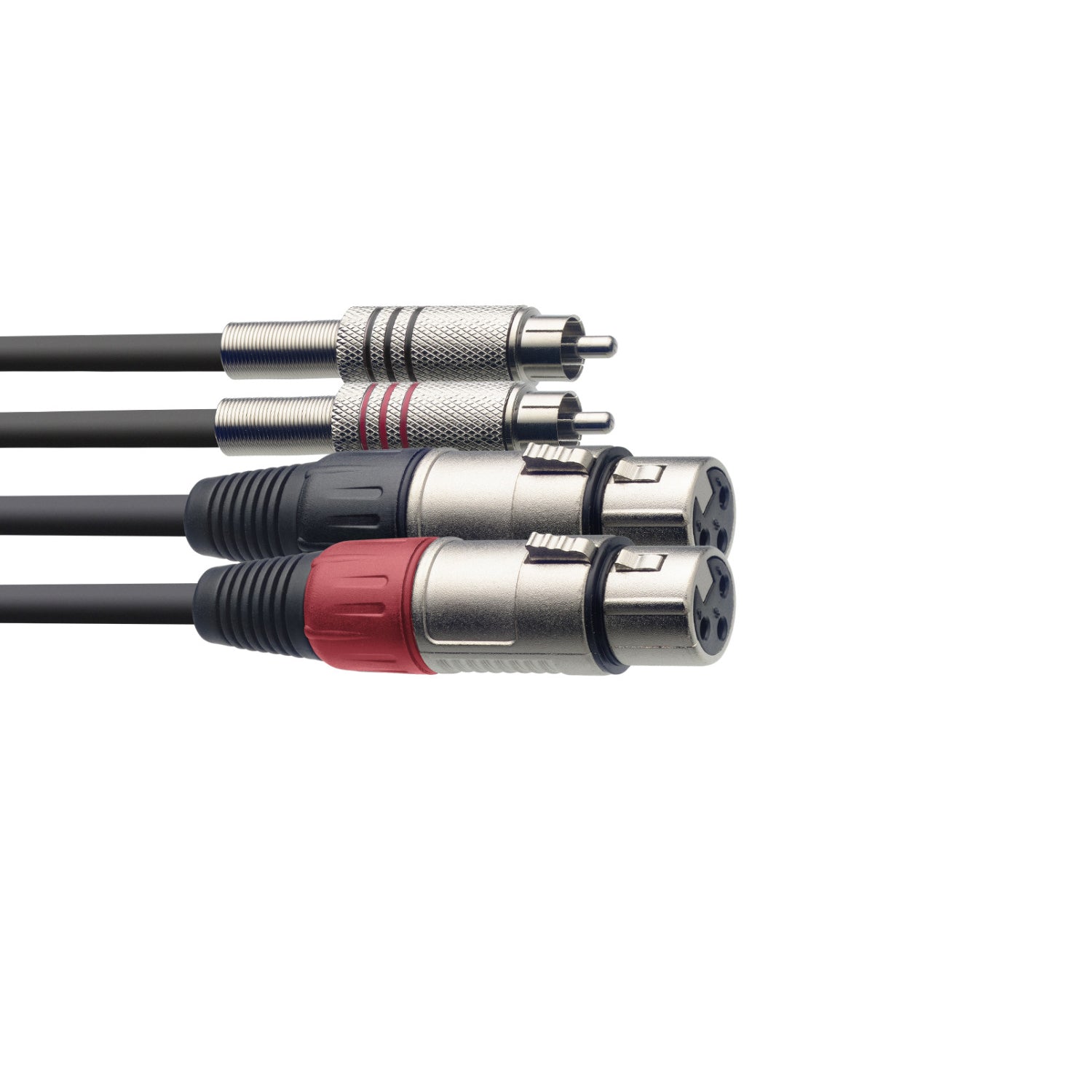 Stagg STC060CMXF 2x RCA Male to 2x XLR Female Twin 60cm Cable