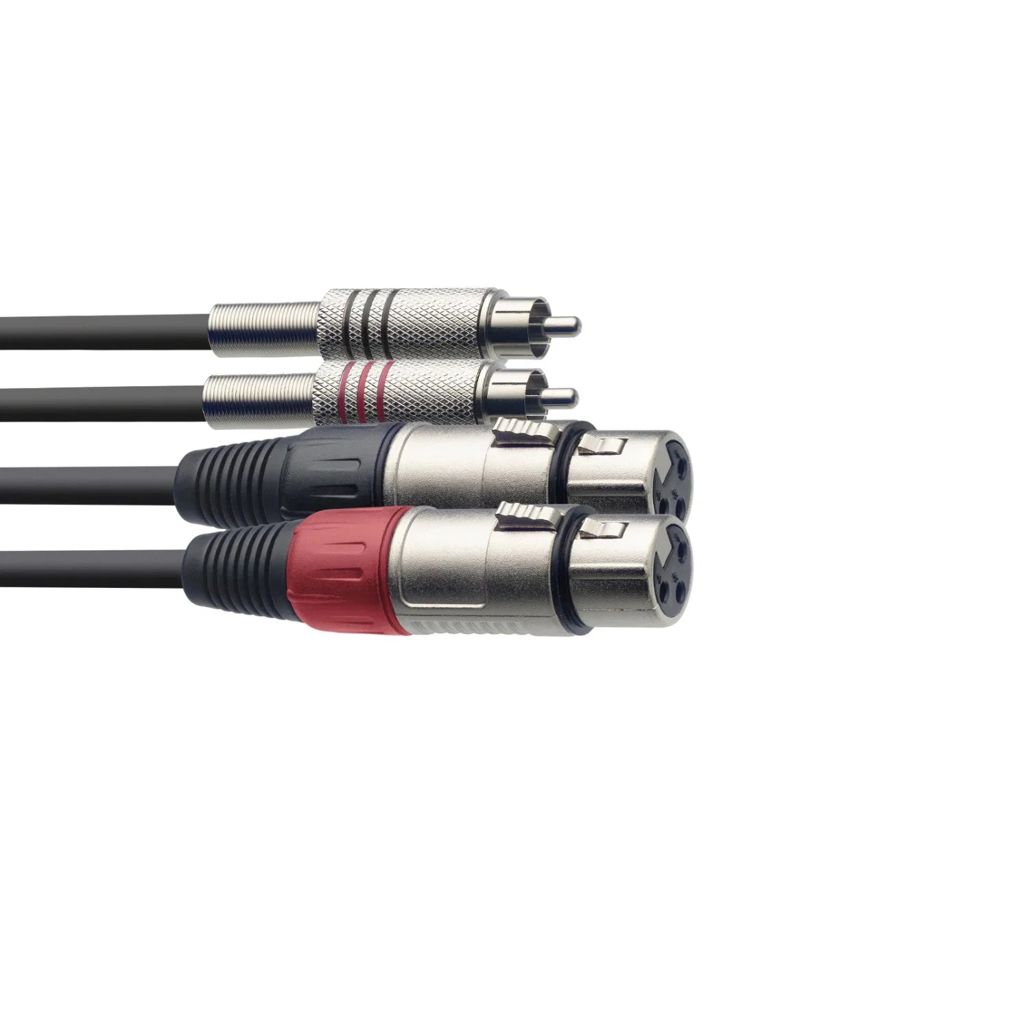 Stagg STC060CMXF 2x RCA Male to 2x XLR Female Twin 60cm Cable