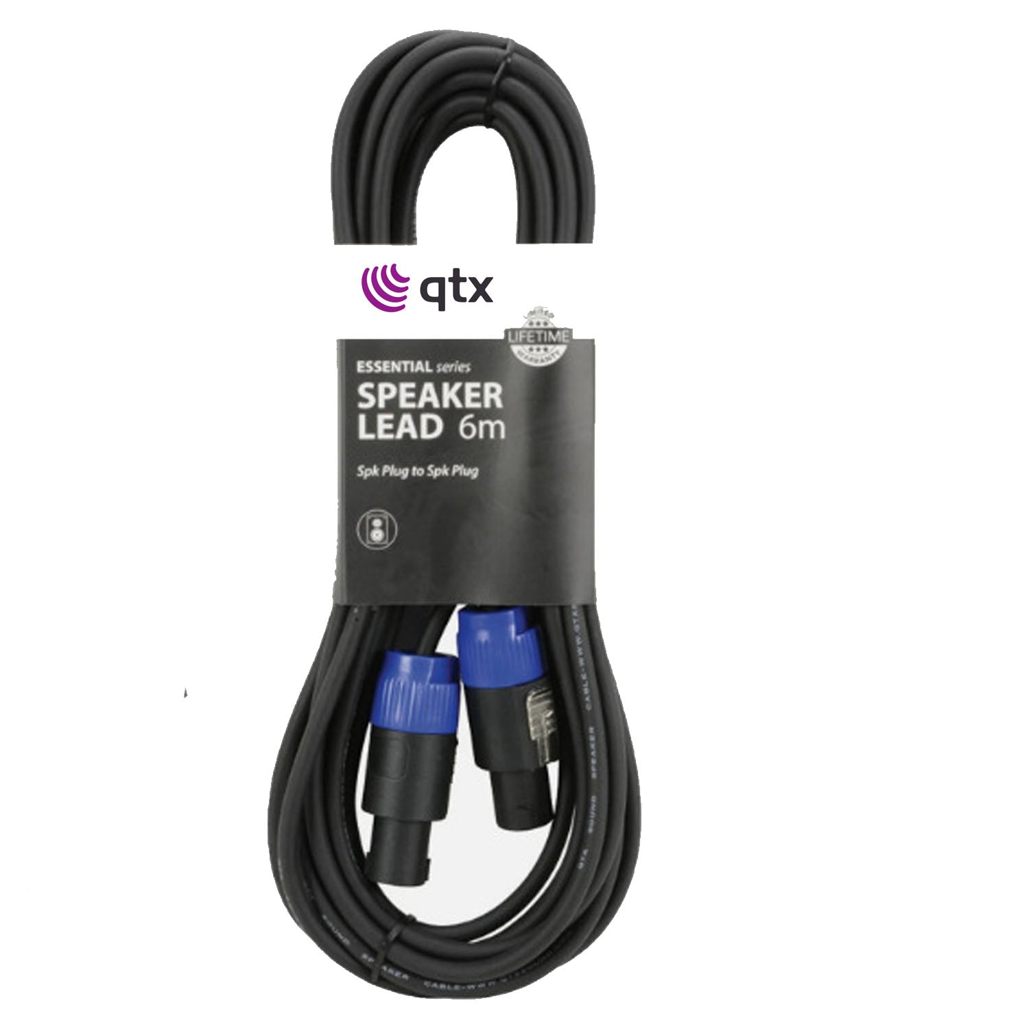 QTX 6M Speaker Speakon Cable