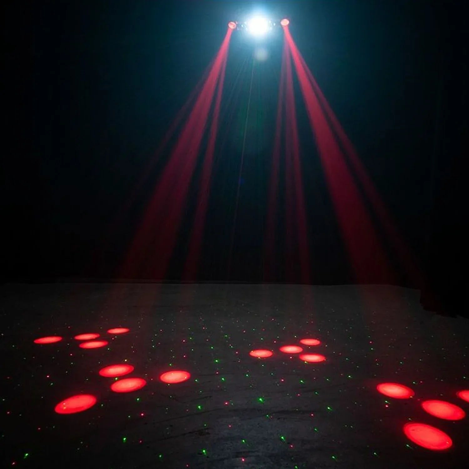 2 x Eliminator Lighting Furious Five FG 5-in-1 LED Effect Light With DMX Cable