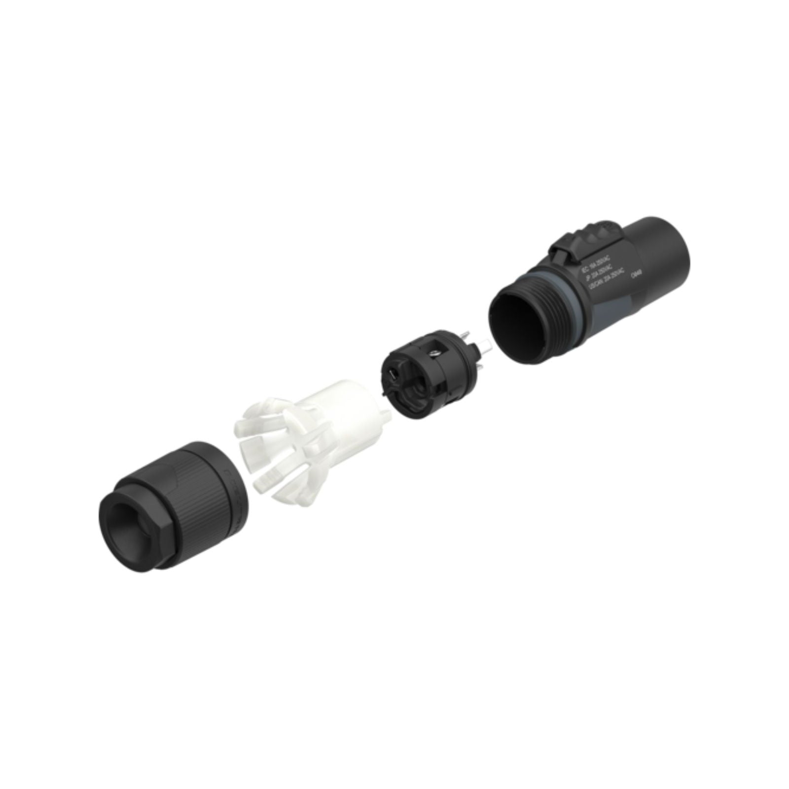 Neutrik NAC3M-TRUE1-S Male PowerCON True1 Top MAINS CABLE Con Inlet CBC TO