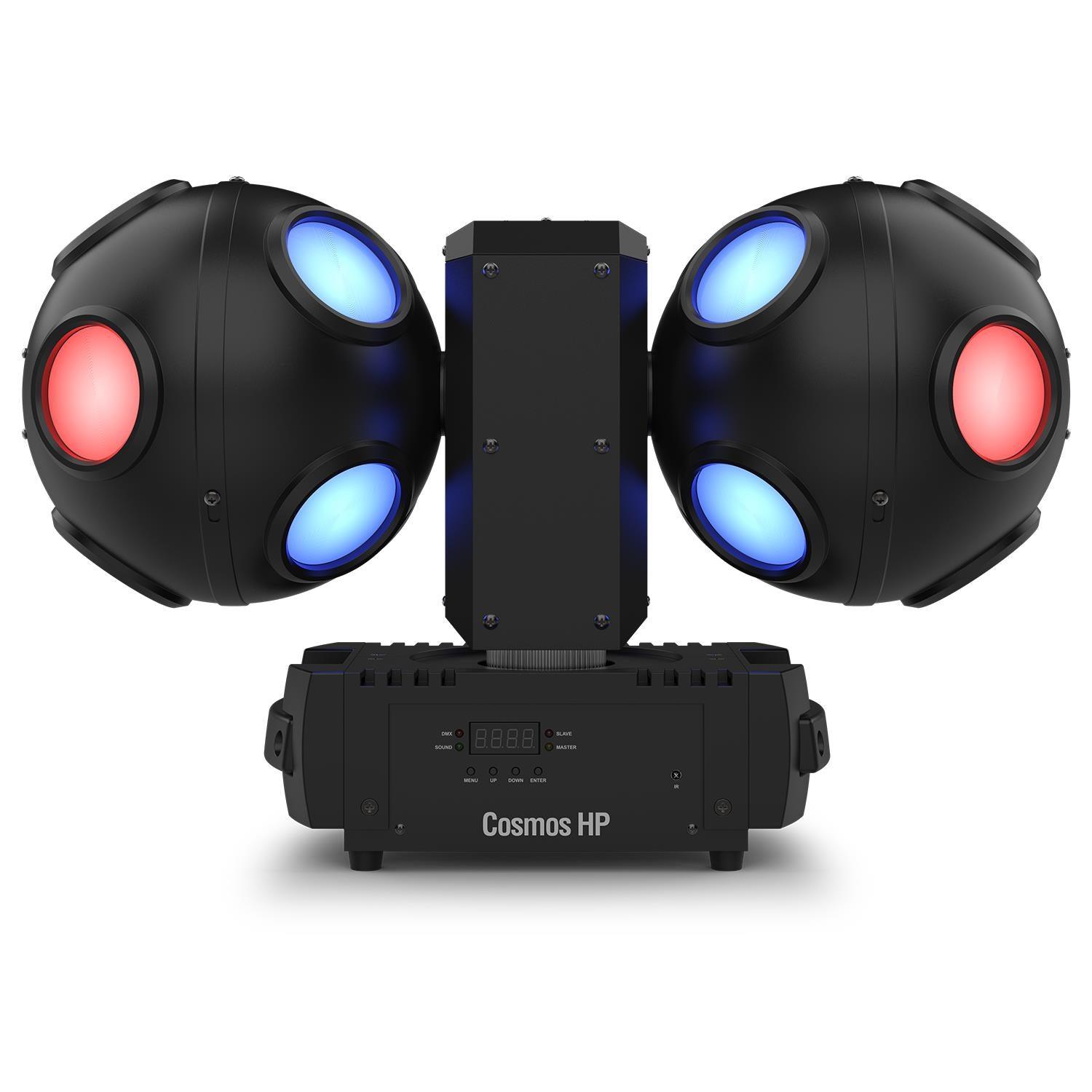 2 x Chauvet DJ Cosmos HP RGBW Rotating Effect Light with DMX Cable - DY Pro Audio