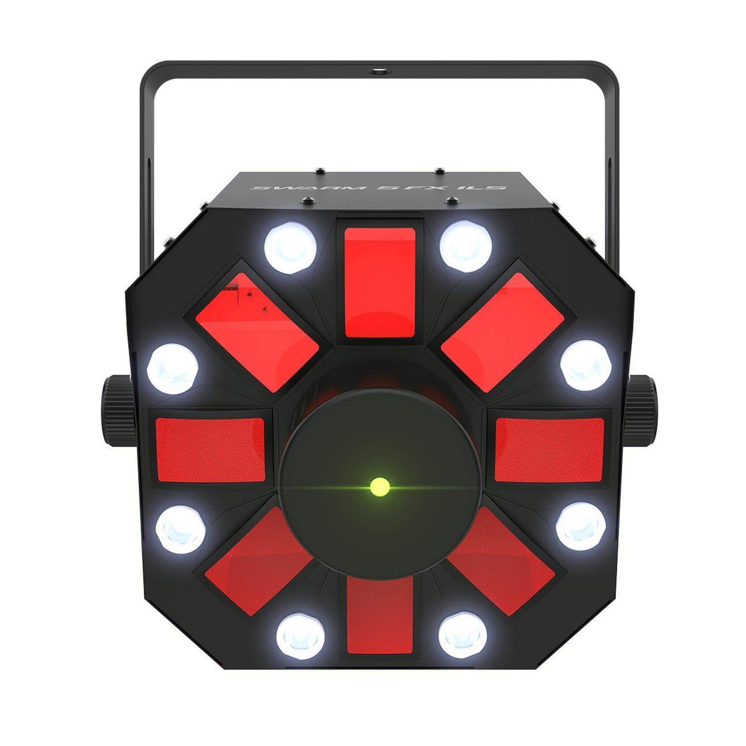 2 x Chauvet DJ Swarm 5 ILS FX 3-in-1 Lighting Effect with DMX Cable - DY Pro Audio