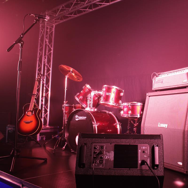 2 x Equinox Cabaret Colour LED Flood Wash Light With Flight Case - DY Pro Audio