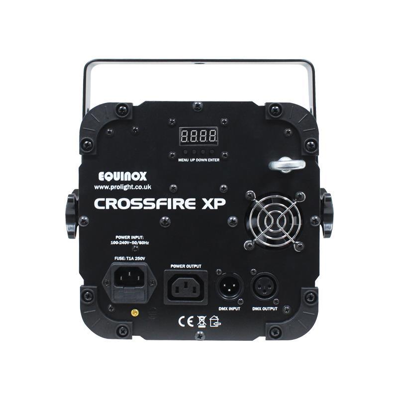 2 x Equinox Crossfire XP Effect Light with DMX Cable - DY Pro Audio
