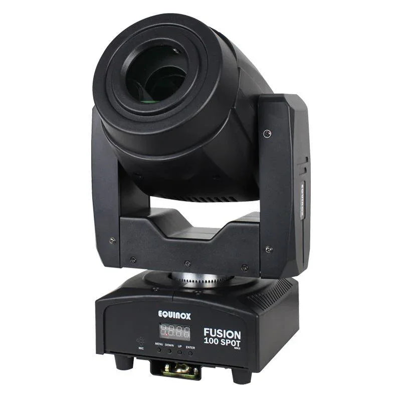 2 x Equinox Fusion 100 Spot MKII Moving Head with Carry Bag & Cables - DY Pro Audio