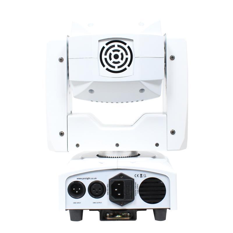 2 x Equinox Fusion 100 Spot MKII White with DMX Cable - DY Pro Audio