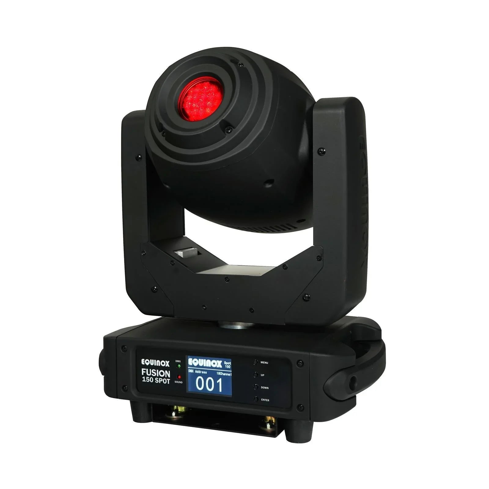 2 x Equinox Fusion 150 Spot Moving Head with DMX Cable and Carry Bags - DY Pro Audio
