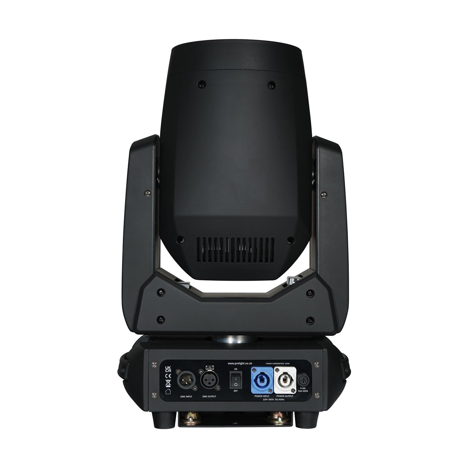 2 x Equinox Fusion 200 Beam Moving Head with DMX Cable - DY Pro Audio