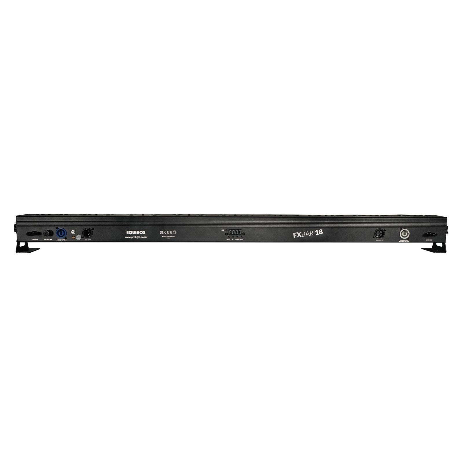 2 x Equinox FXbar18 18 x 3w LED Colour Bar Batten - DY Pro Audio