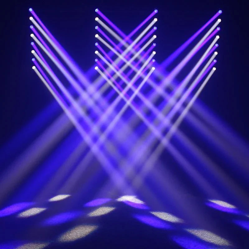 2 x Equinox Swing Batten 8 x 10W Light Effect with DMX Cable - DY Pro Audio