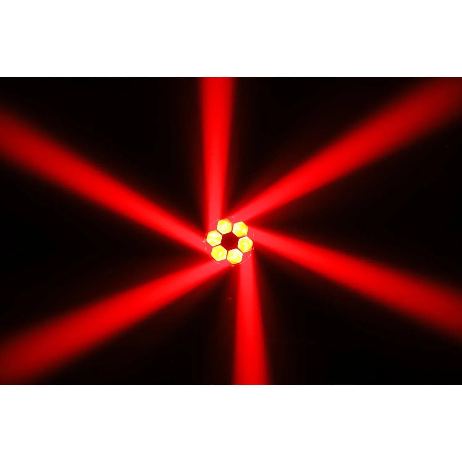 2 x Ibiza E-BEEDREAM100 100w LED Spot + 6 x 10w B-Eye Moving Head with DMX Cable - DY Pro Audio