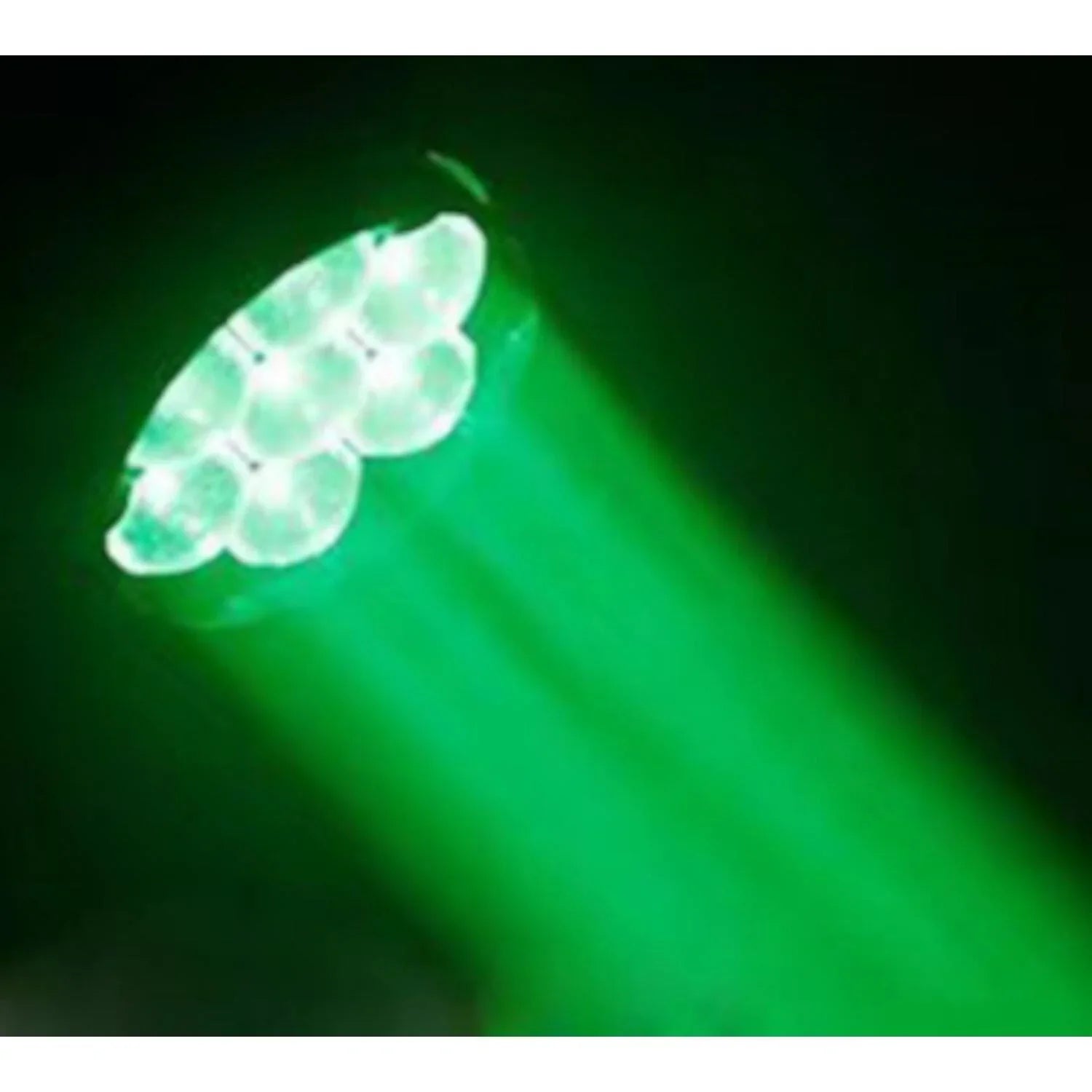 2 x Ibiza E-WASH100 7 x 15w RGBW Zoom & Wash Moving Head with DMX Cable - DY Pro Audio