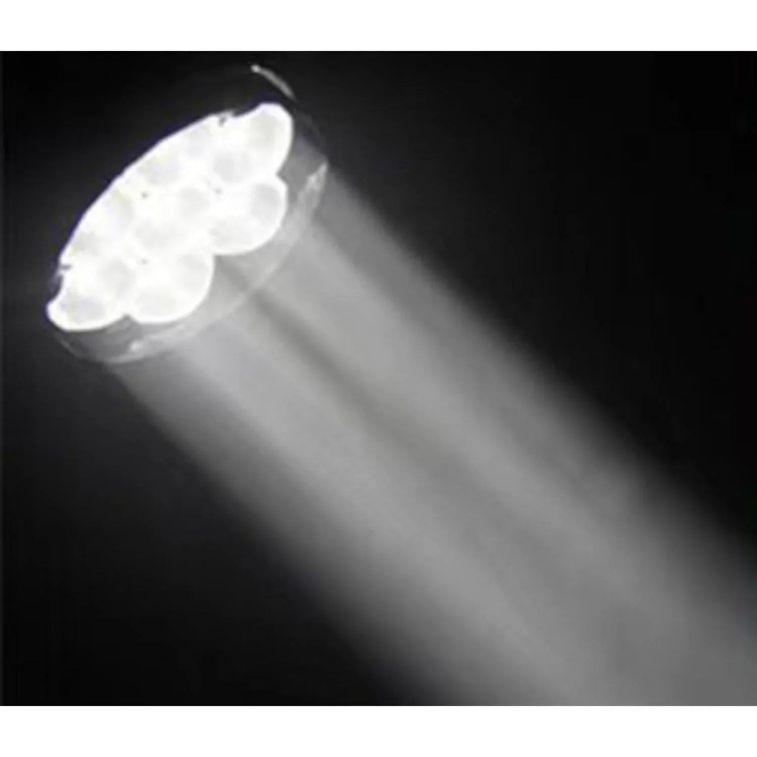 2 x Ibiza E-WASH100 7 x 15w RGBW Zoom & Wash Moving Head with DMX Cable - DY Pro Audio