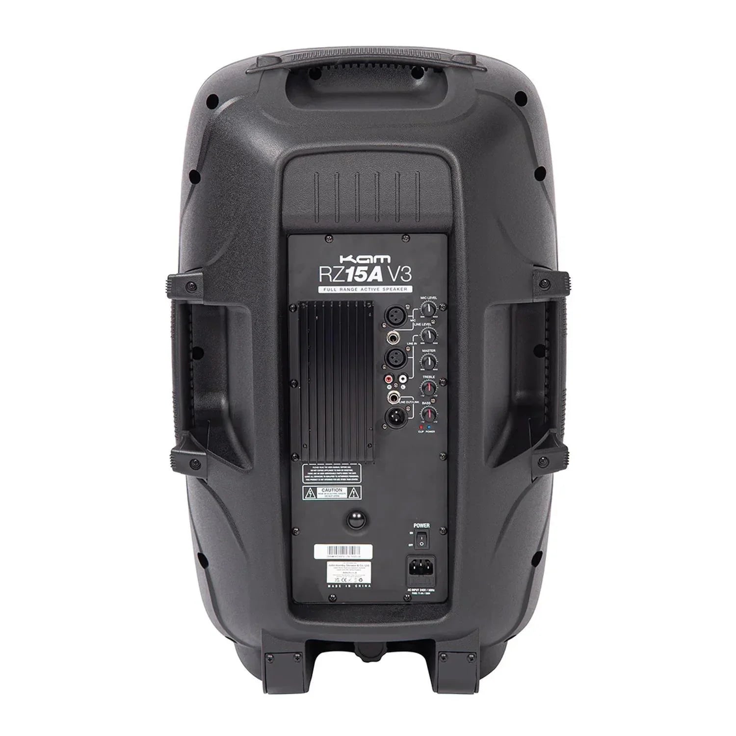 2 x KAM RZ15A 10" Active Speaker with Stands and Cables Bundle - DY Pro Audio