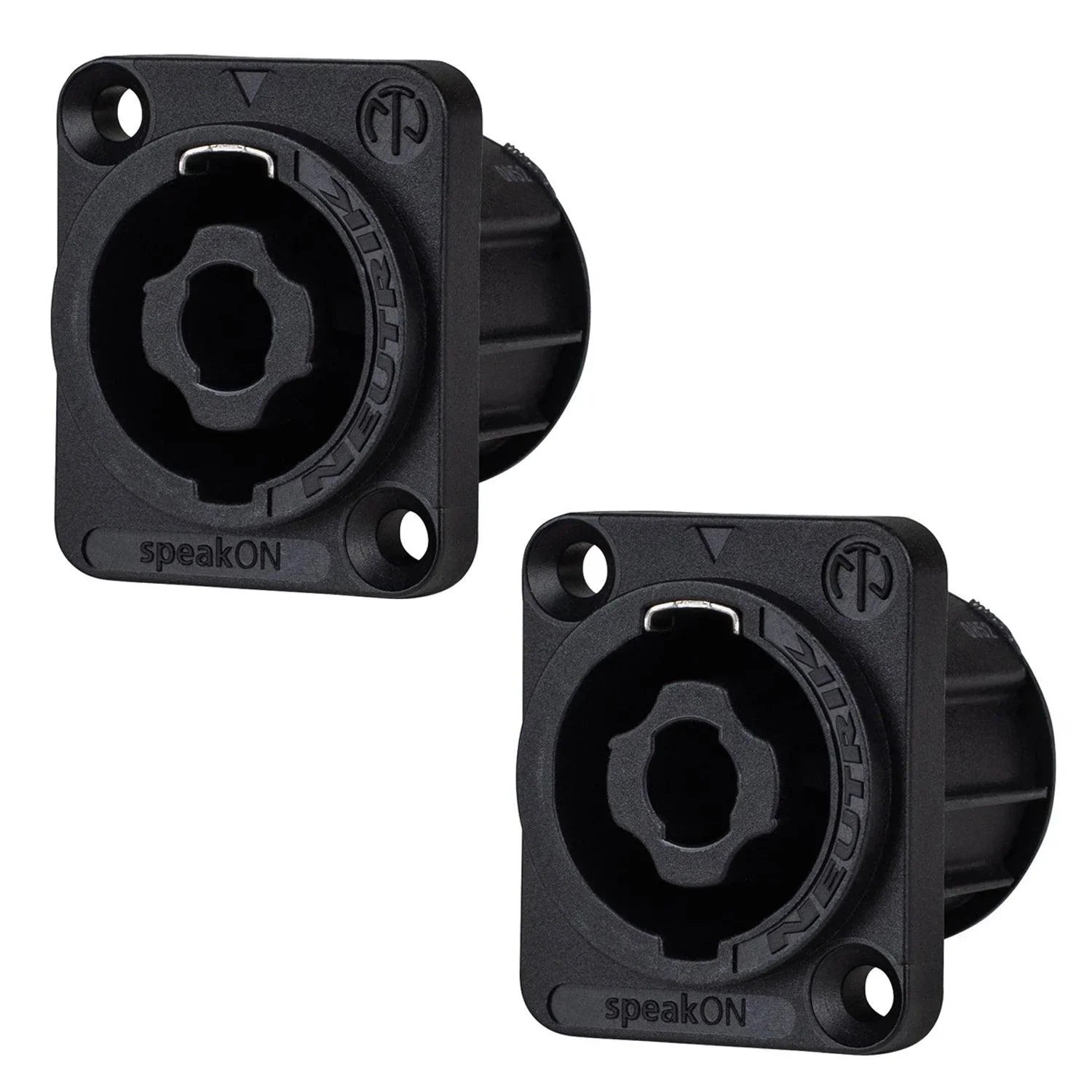 2 x Neutrik NL4MPXX Speakon Connector - DY Pro Audio