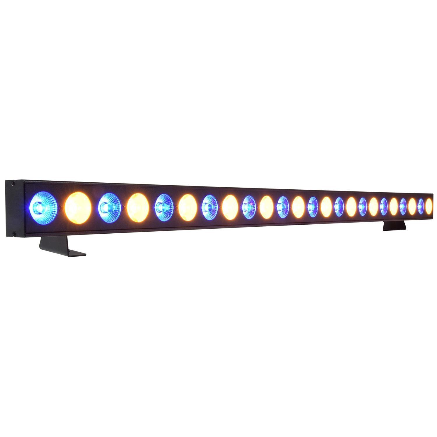 2 x QTX Wash & Beam 24 x 3w LED Batten Wash Bar with DMX Cable - DY Pro Audio