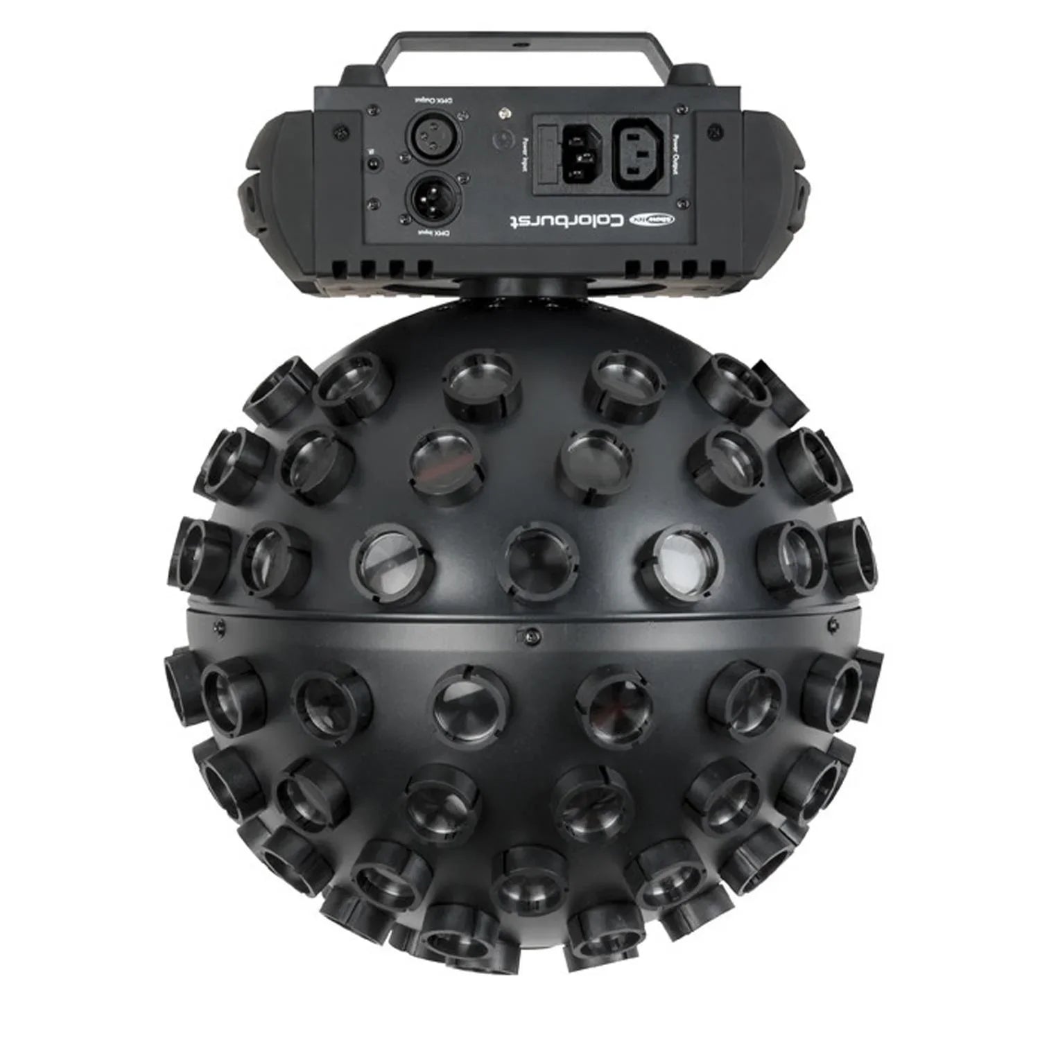 2 x Showtec Colourburst Mirror Ball Effect Light with DMX Cable - DY Pro Audio