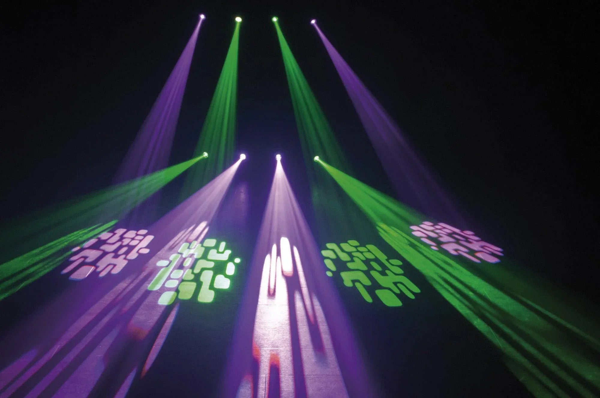 2 x Showtec Kanjo Spot 10 10W LED Spot Moving Head - DY Pro Audio