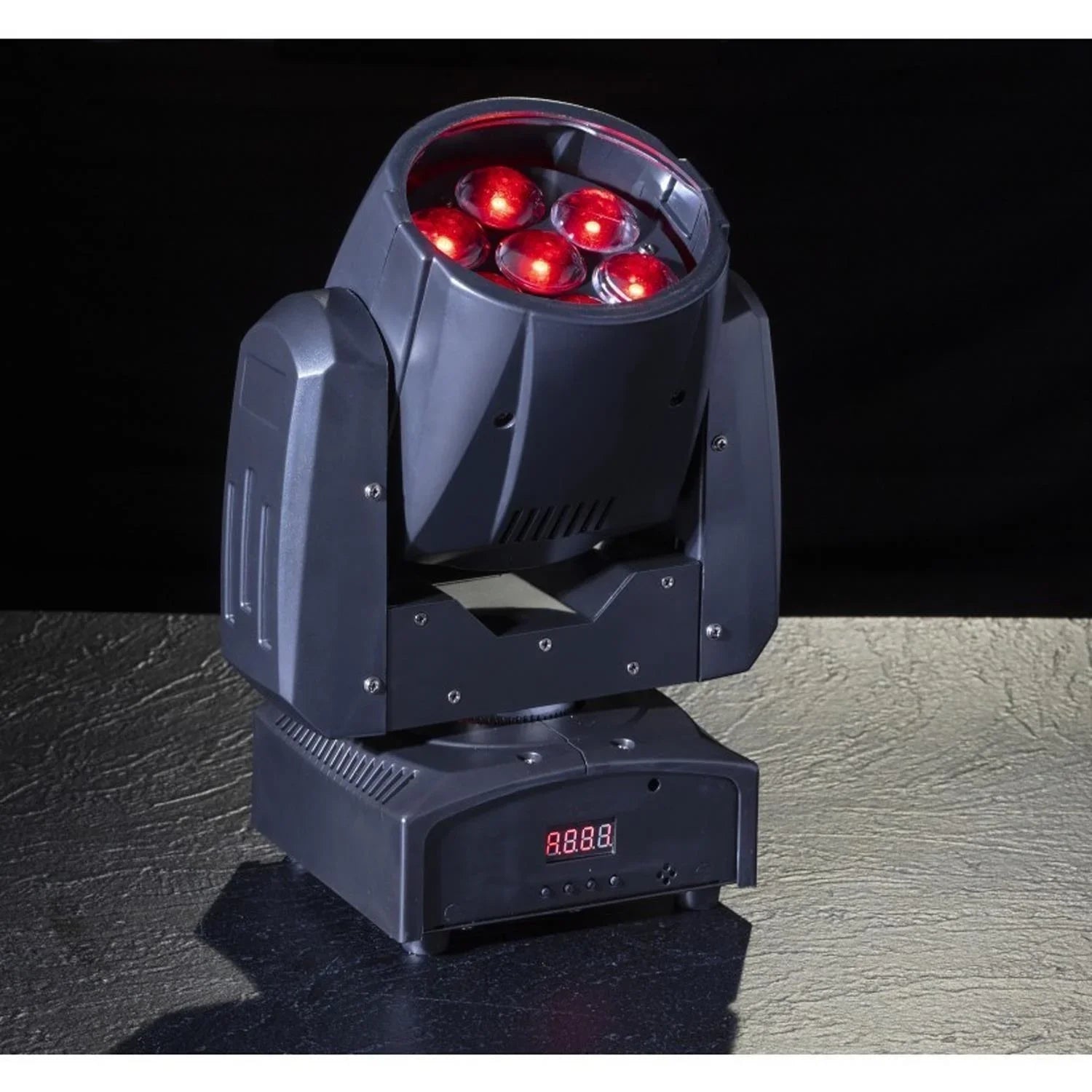 2 x Soundsation Mood 715Z Wash 7x15w Moving Head with DMX Cable - DY Pro Audio