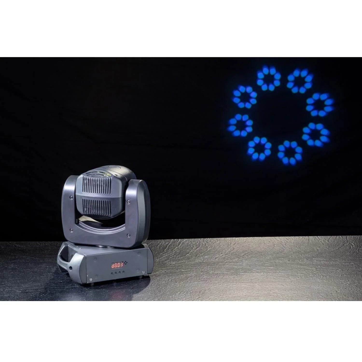 2 x Soundsation Mood L100 Beam 100w Moving Head With DMX Cable - DY Pro Audio