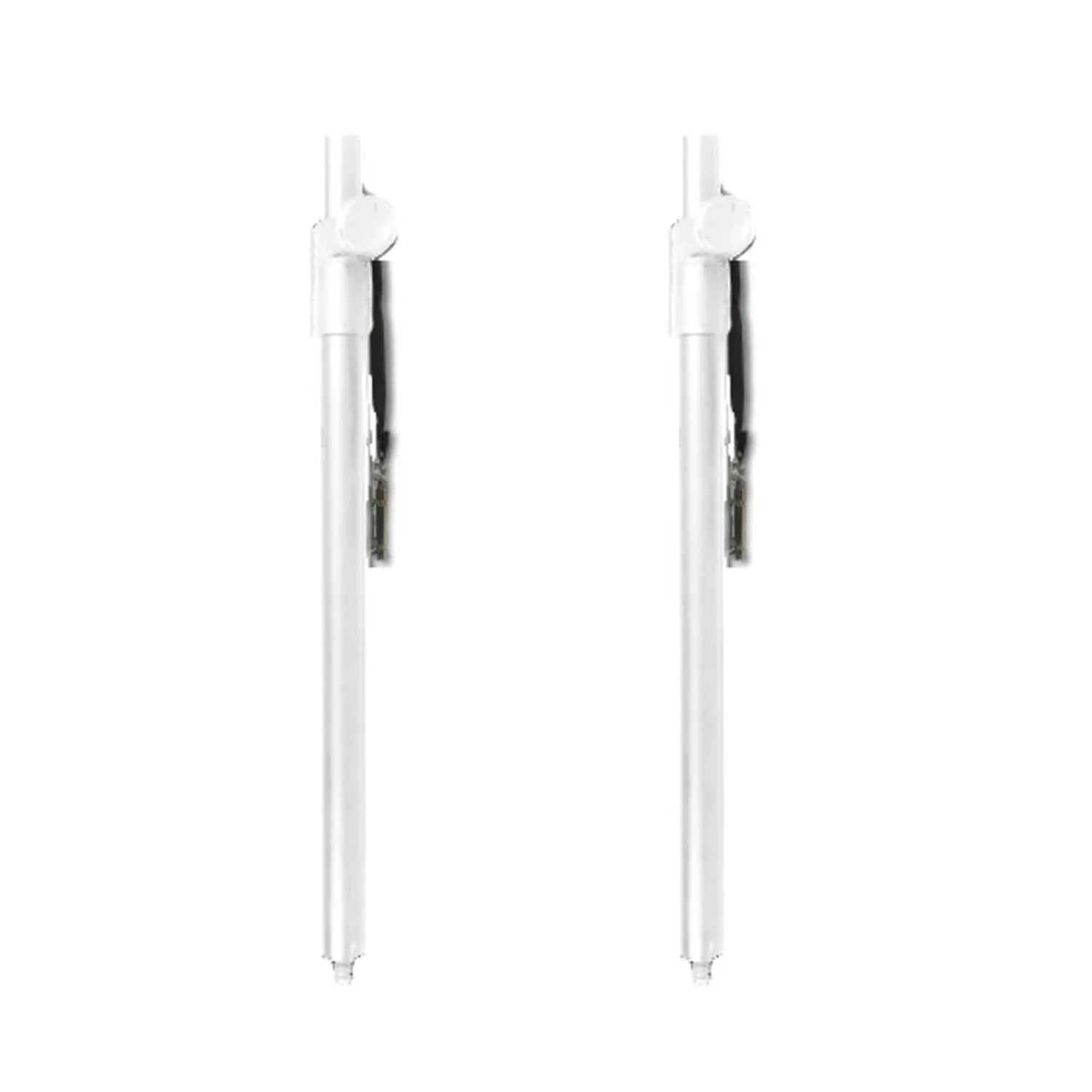 2 x Stagecore MSA 220 WH M20 Screw Speaker Pole White - DY Pro Audio