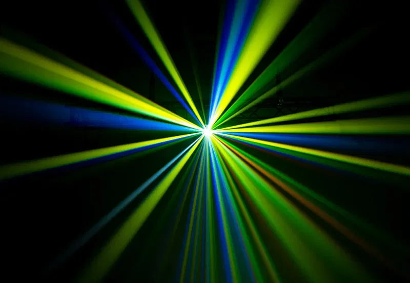 2 X Eliminator Lighting Vortex 150 150w Moonflower Effect Light With DMX Cable