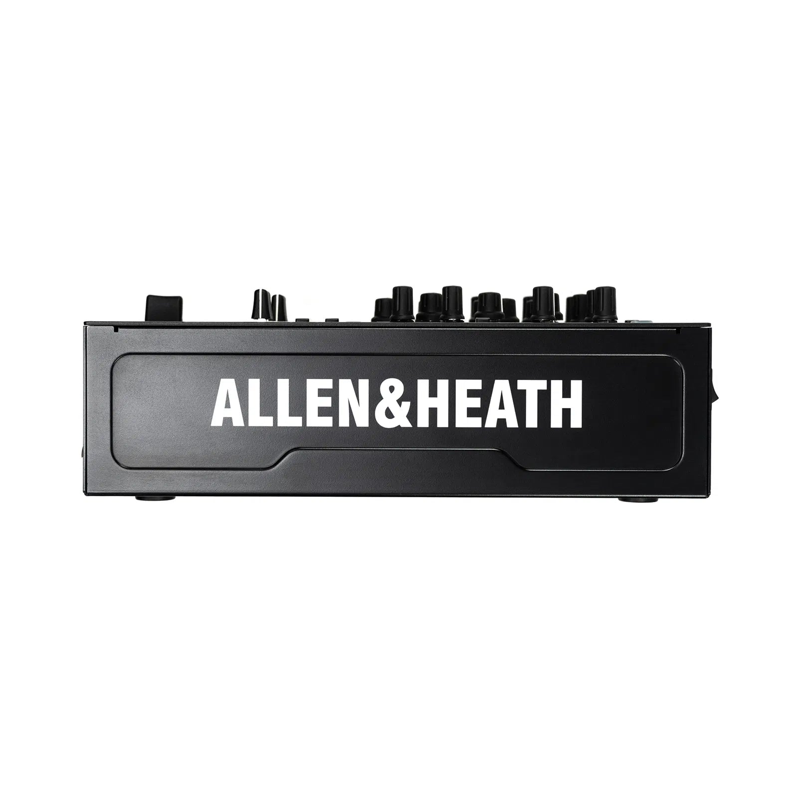 Close-up of Allen & Heath Xone:24 analog filter and EQ controls