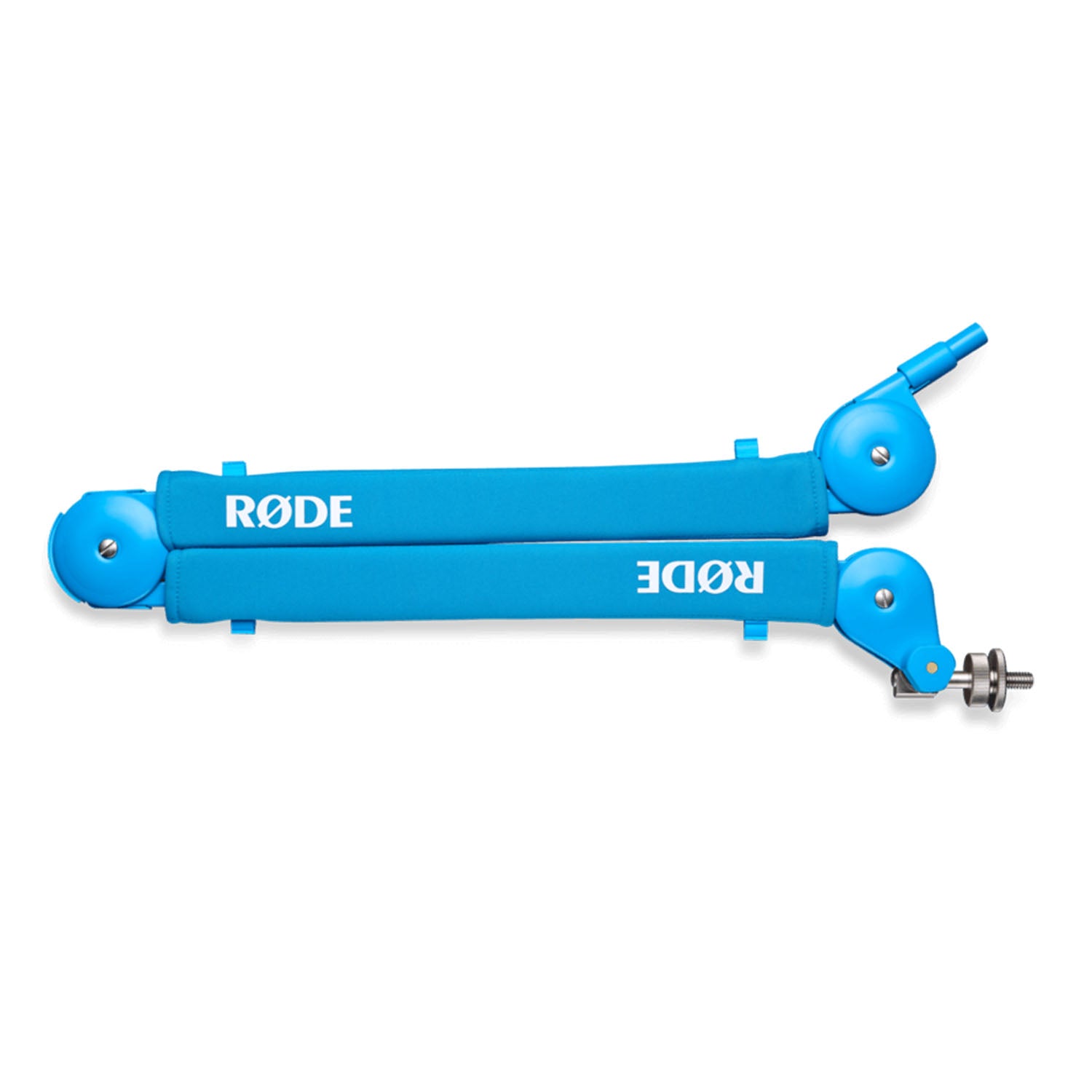 RØDE PSA1 Plus Blue professional boom arm for microphones, ideal for podcasting and recording