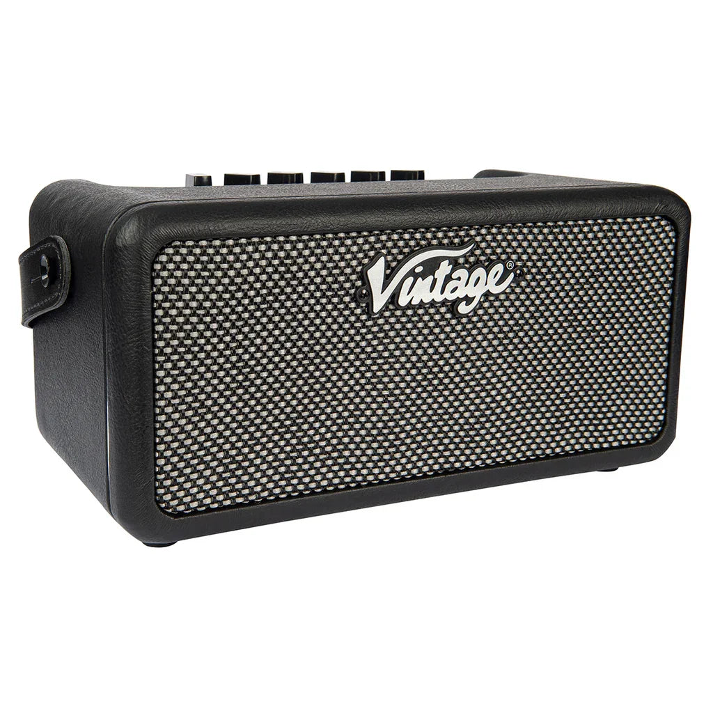 Vintage Retro 15w Guitar Amplifier with DSP Black