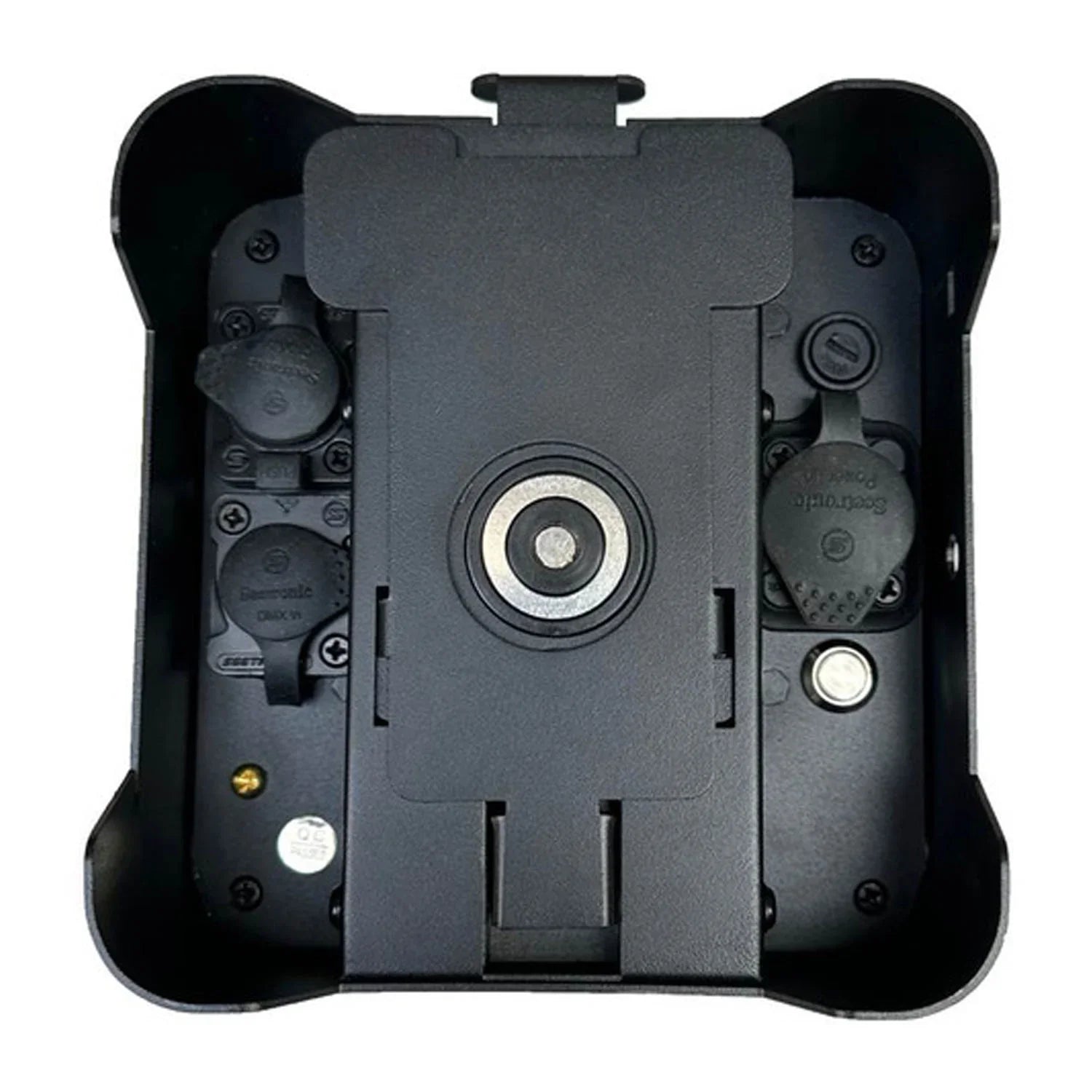 Professional Q-LED Flux Q4IP+ uplighter, IP-rated, 12W RGBW LEDs, wireless DMX, perfect for event lighting