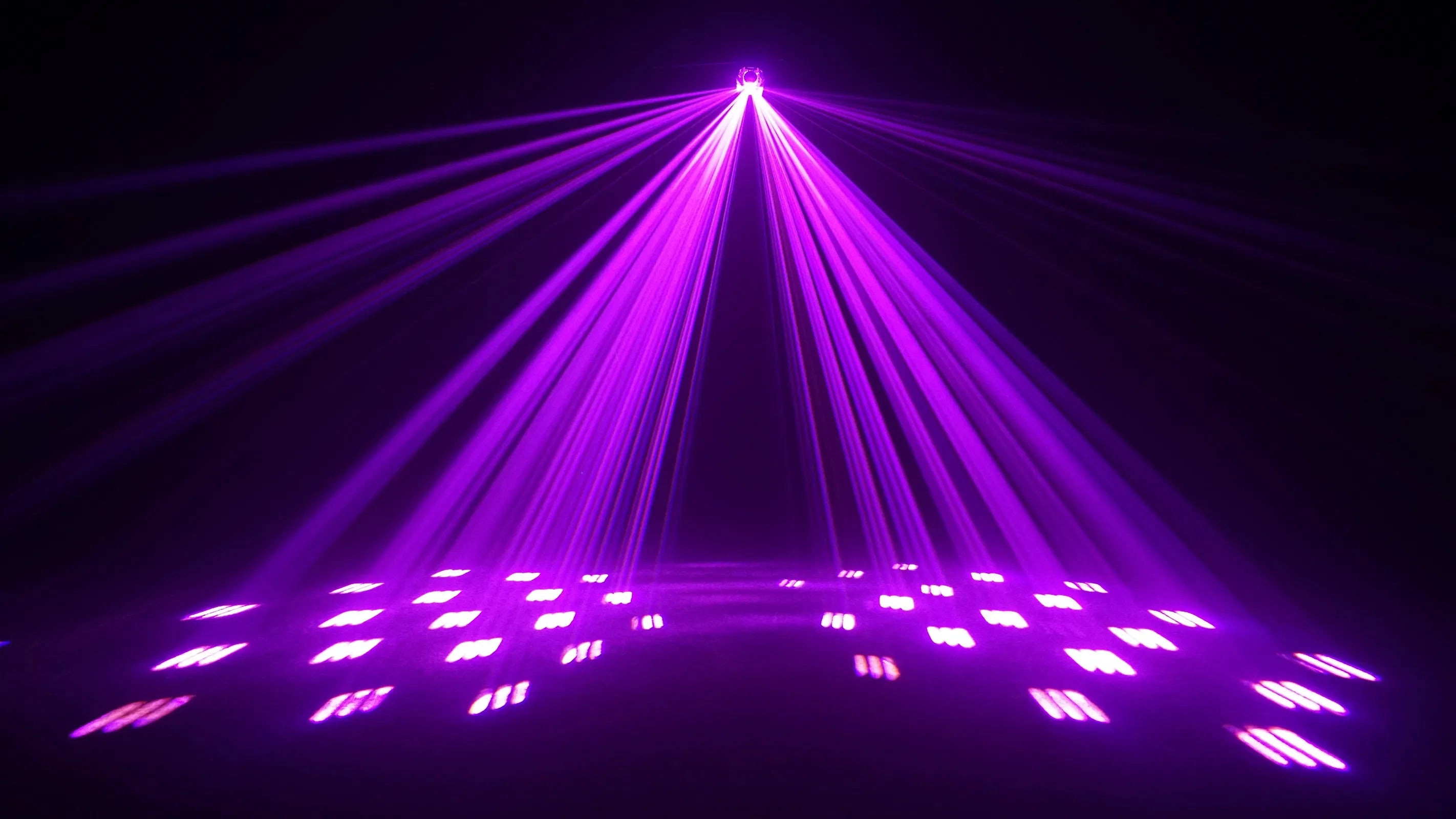 2 x Equinox Merlin 80w Multi Gobo Effect Light With Carry Bags